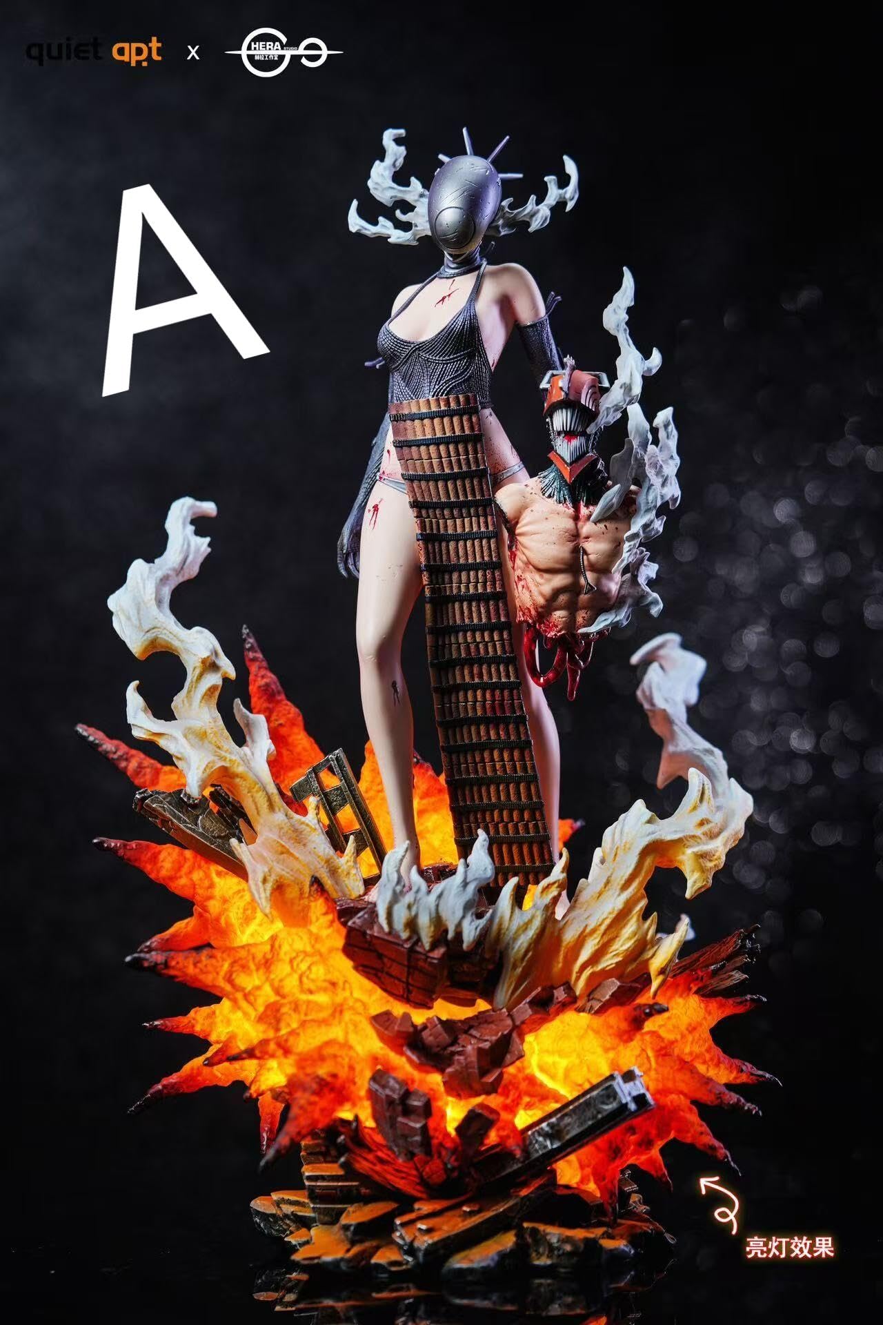 Amazon.co.jp: 炸彈惡魔波姆＆蕾塞 レゼ フィギュア ガレージキット