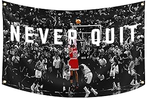 XibanY NEVER QUIT Basketball Tapestry