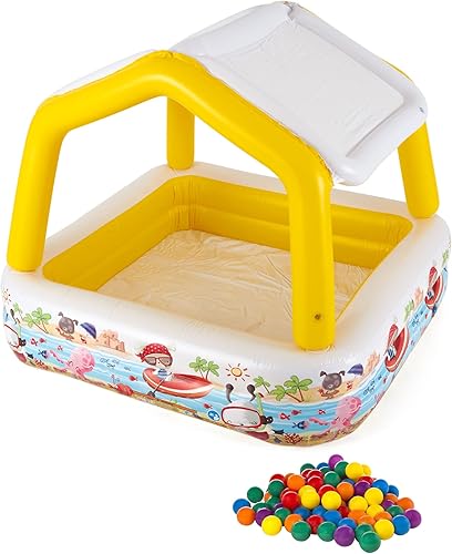 Miniatura 6 de Piscina inflable Intex con sombra 62 x 62 x 48 pulgadas para edades entre 2