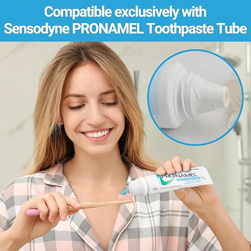 Miniatura 15 de Tilcare - Tapas de pasta de dientes con cierre automático, paquete de 6, dispensadores de tapas sin residuos para baño de adultos y niños, tapas