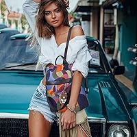 Vista 2 de Mochila para mujer, impermeable, antirrobo, bolsa de viaje, estiloA , L, Mochila