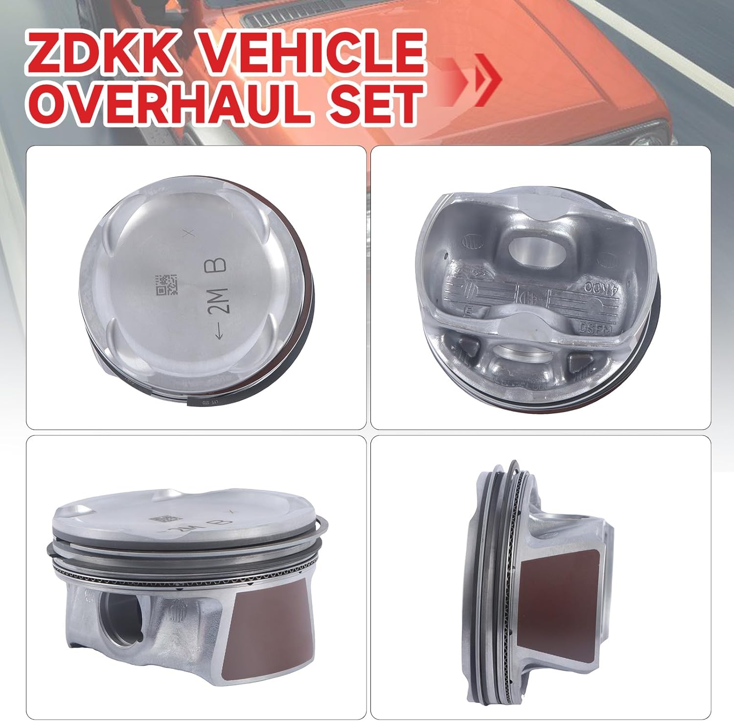 4pcs Engine Piston Set For Tucson 2024 G4NL G4NJ 230412J000 230412J020 230412J010