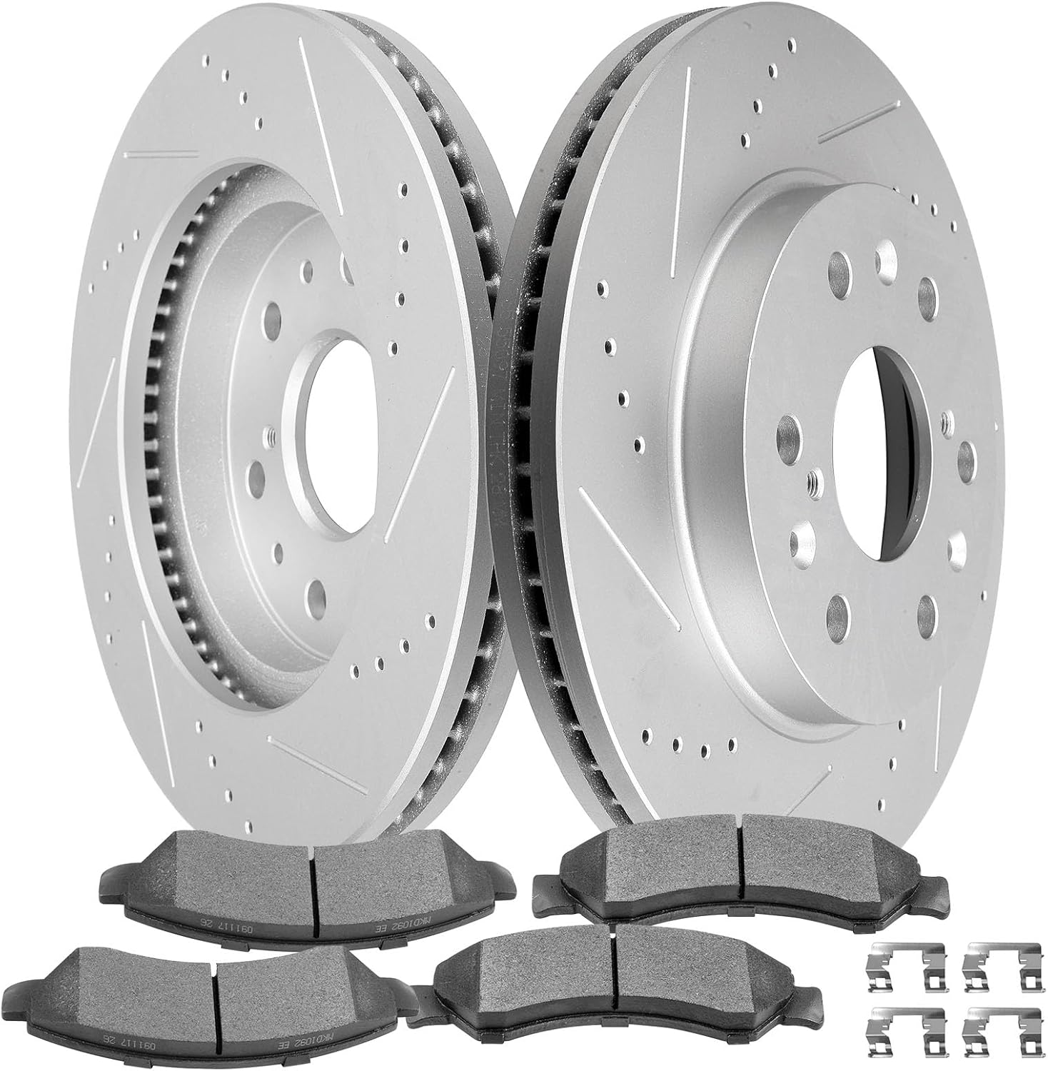 SCITOO Front 12.99" Brake Pads and Rotors Kits Fit For Cadillac 2008 2009 2010 2011 2012 2013 2014 2015 2016 2017 2018 2019 2020,For Chevrolet 2005-2020,For GMC 2005-2020