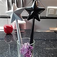 Vista 6 de Salero y pimentero mágico, salero y pimentero, varita mágica, varita de hada, salero y pimentero, Halloween, accesorios de cocina de Navidad