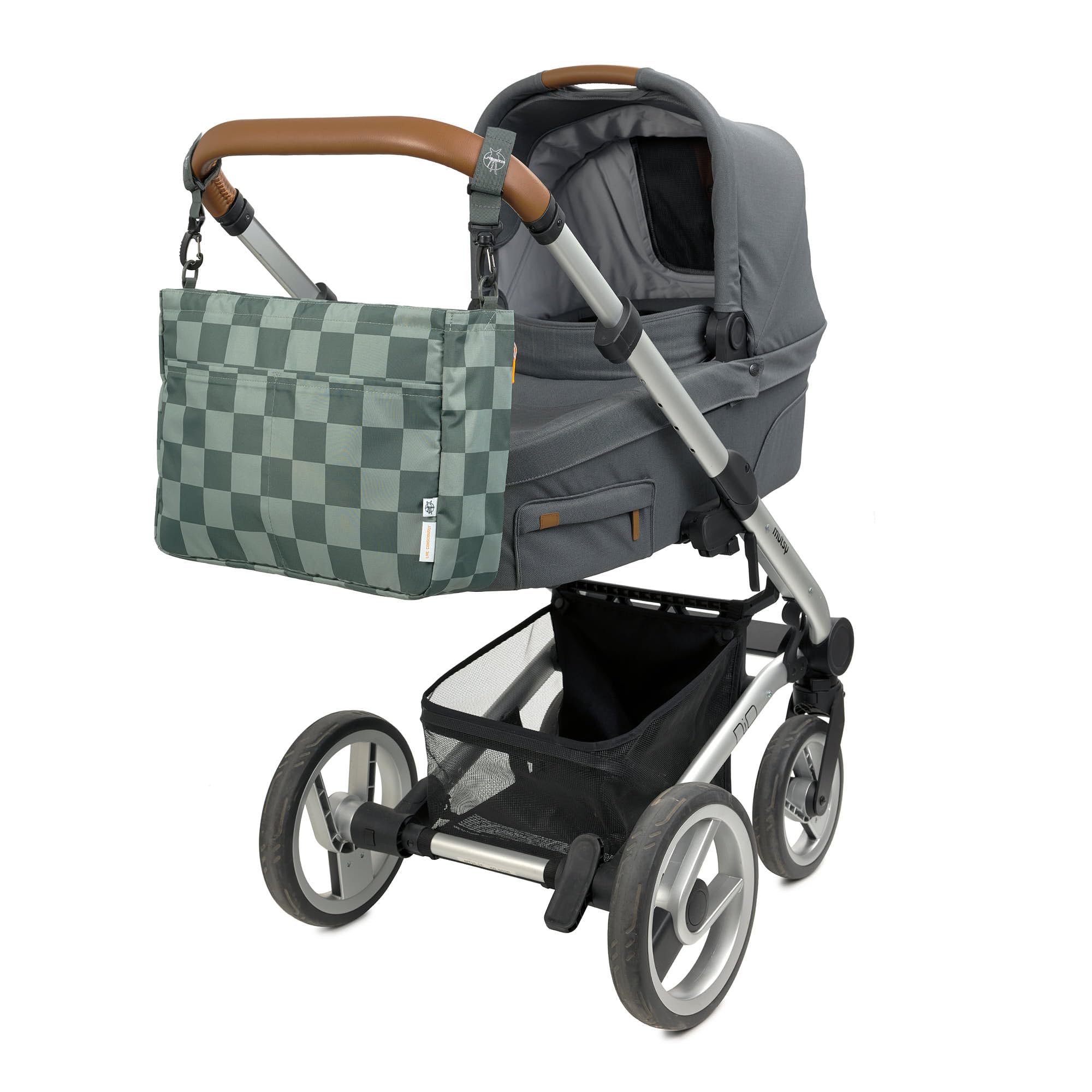 Lässig Bébé Organisateur de poussette Organisateur de sac avec fixation pour poussette et bandoulière/Casual MIX Multi Bag
