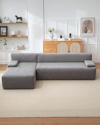 Miniatura 7 de GarveeLife Sofá modular modular de 108 pulgadas, sofá modular de nube con diván en forma de L, moderno sofá modular de asiento profundo, sofás