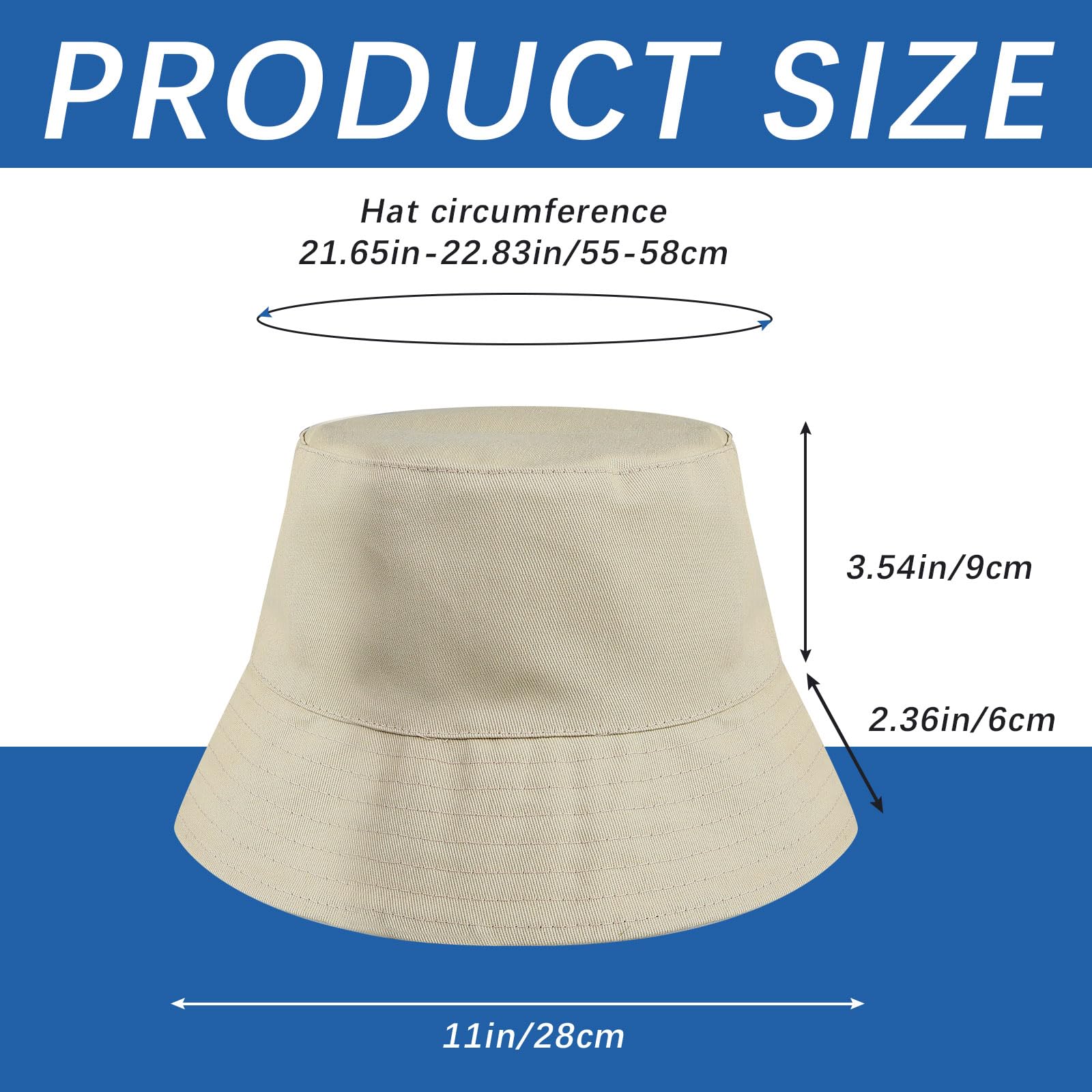 8 cappelli da pescatore kaki vuoti per donne uomini cappelli da secchio bulk vuoto cappello da sole per spiaggia pesca campeggio all'aperto cappello da sole adulto fai da te logo disegno a mano stampa