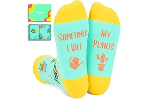 Nature Lover's Delight: Mushroom-Themed Garden Socks