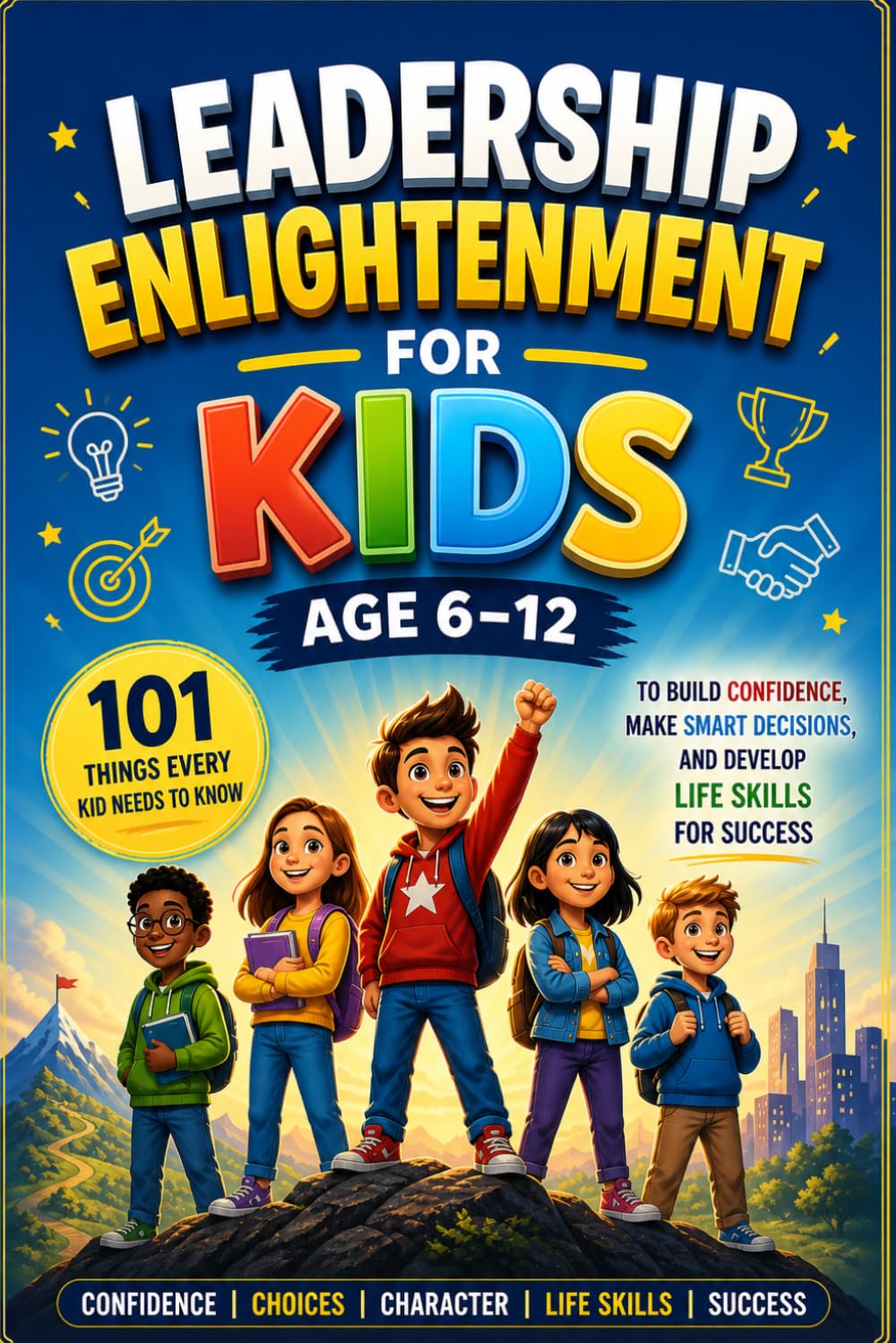 LEADERSHIP ENLIGHTENMENT FOR KIDS Ages 6–12: 101 Things Every Kid Needs to Know to Build Confidence, Make Smart Decisions, and Develop Life Skills for Success