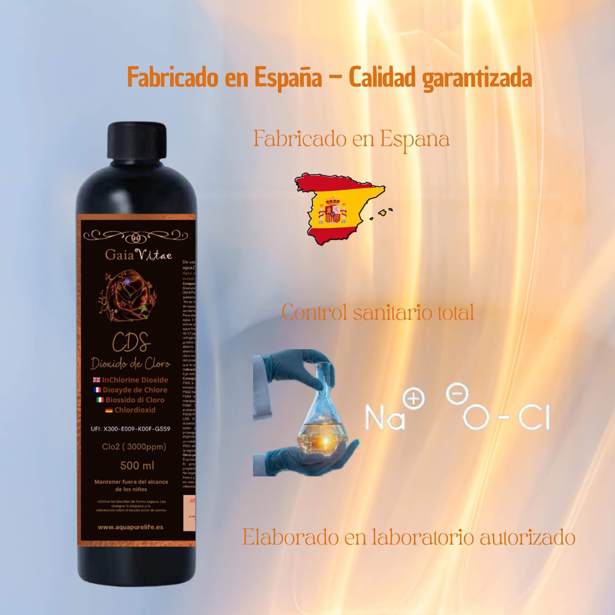 CueVitae CDS/CDL 3000 PPM (250 ml) | nieuwste productie | reeds geactiveerd product, klaar voor dosering, inclusief maatbeker CueVitae CDS/CDL 3000 PPM (250 ml) | nieuwste productie | reeds geactiveerd product, klaar voor dosering, inclusief maatbeker