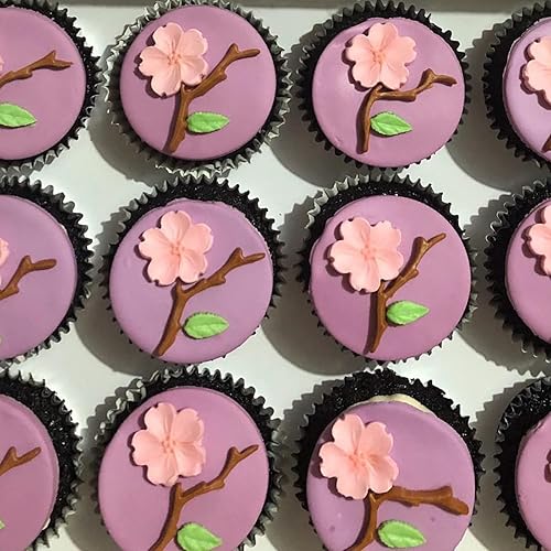 Miniatura 8 de Moldes en forma de flor de durazno, 4 unidades, moldes de silicona para decoración de pasteles, dulces, azúcar, cupcakes, pasteles, paletas,