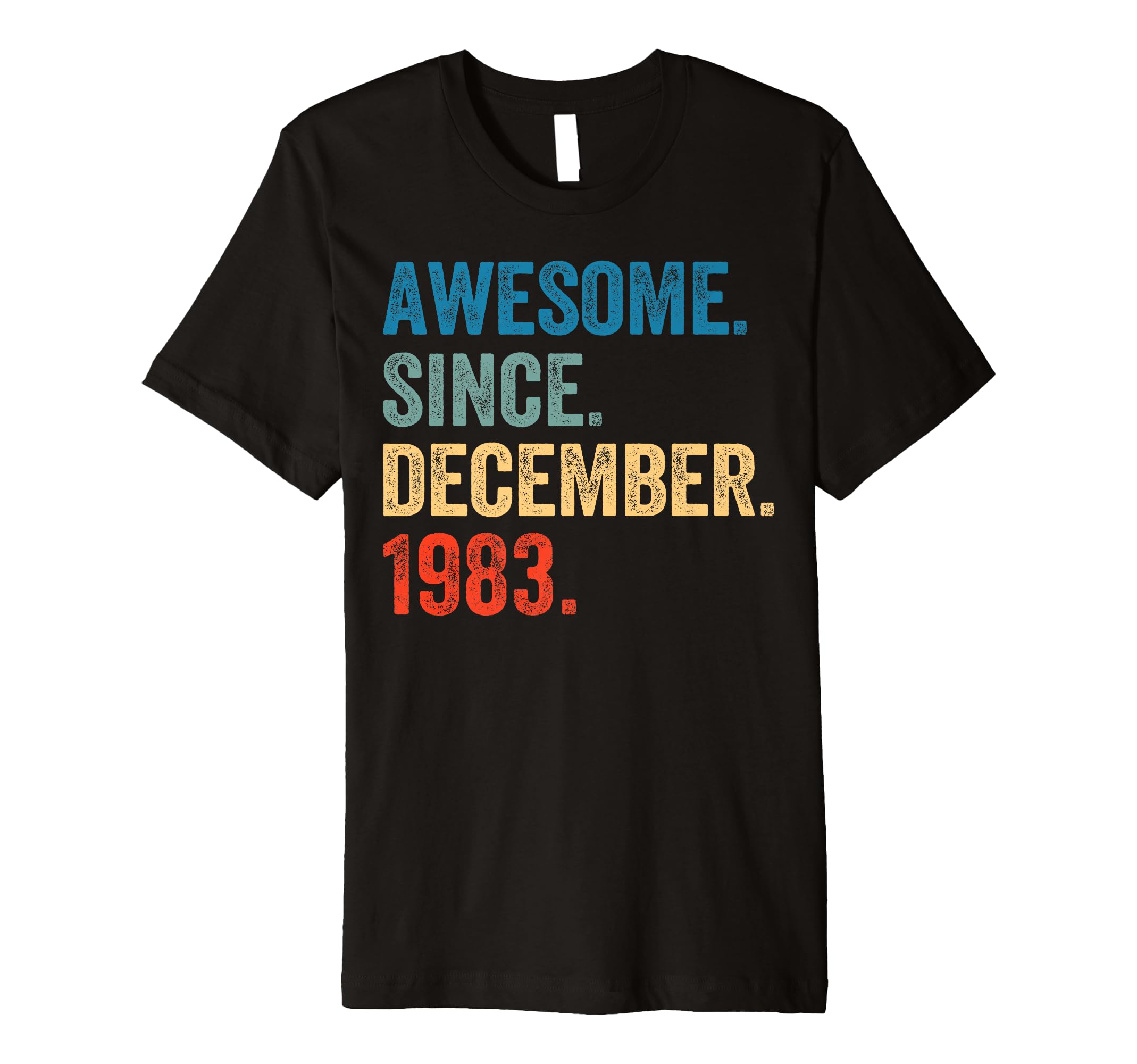 Awesome Since December 1983 40th Birthday Gifts 40 Years Old Premium T-Shirt