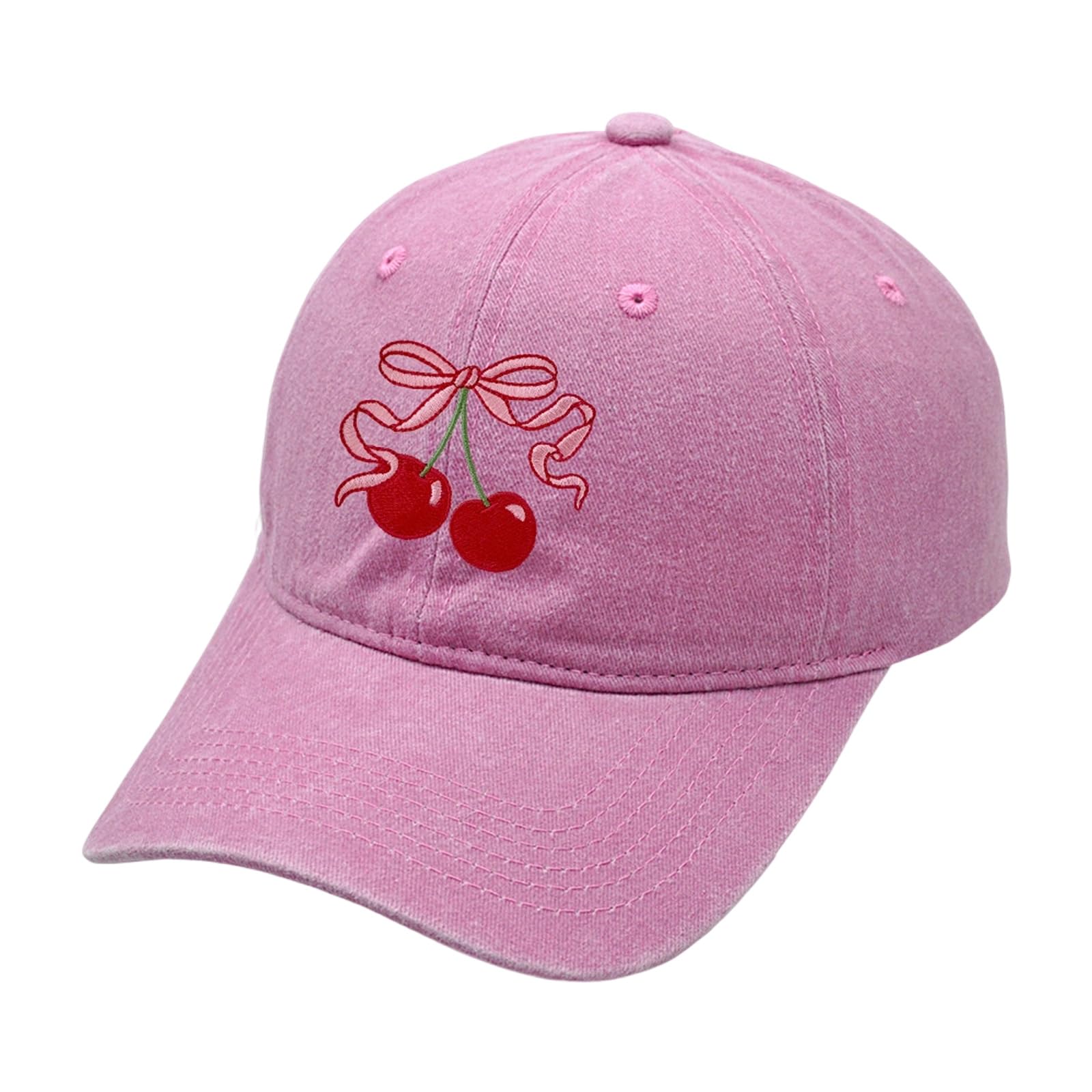 Cappello da baseball regolabile in cotone con stampa con fiocco, per attività all'aperto, hiphop, danza, cappello da baseball