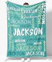 Vista 25 de OLIVE OLIVIA Mantas personalizadas para niños con nombres, mantas personalizadas con nombre para adultos, manta personalizada, regalo para Nombre