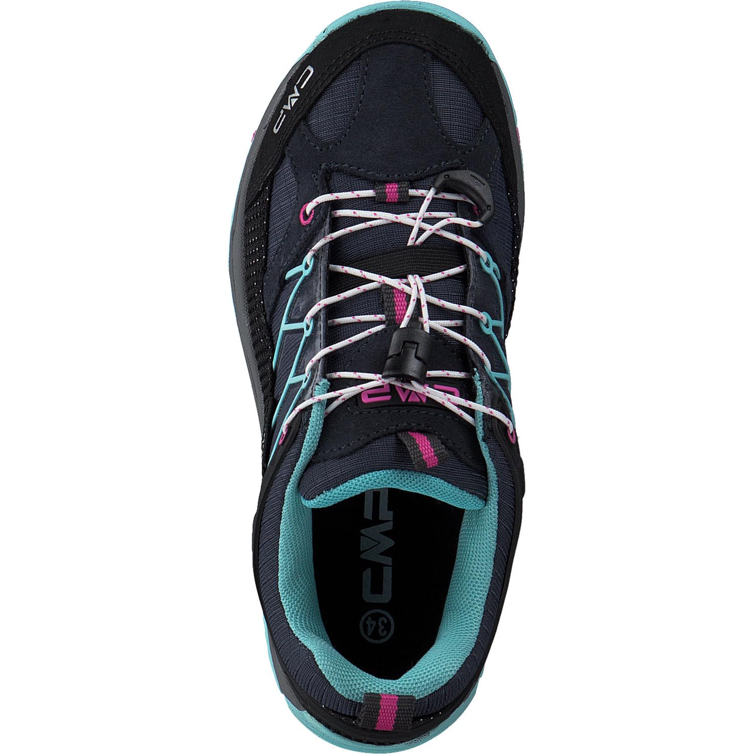 CMP Unisex Kinder Rigel Low Shoe Wp Trekking- & Wanderhalbschuhe, B Blue Acqua, 39 EU