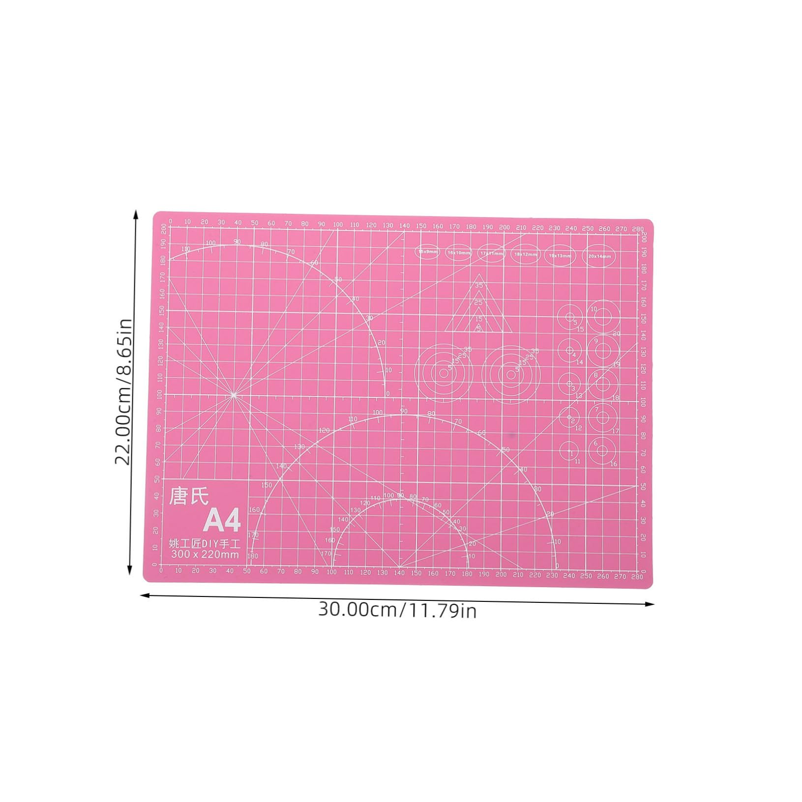 VILLCASE Pvc Cutting Plate Diy Cutting Mat for Crafts Sturdy and Portable Engraving Mat Precise Measurements