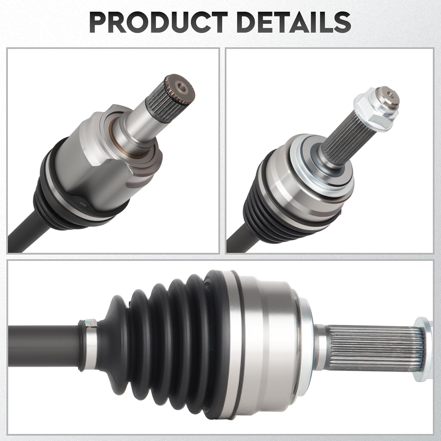 NEW Front Left CV Axle Shaft Assembly fits for Acura MDX 2007-2009 3.7L, for Honda Pilot 2009-2015 3.5L, for 66-4261