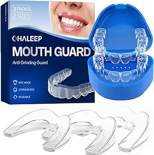 Anti Grinding Mouth Guard for Clenching Teeth at Night, Teeth Grinding Mouthguards for Sleeping,