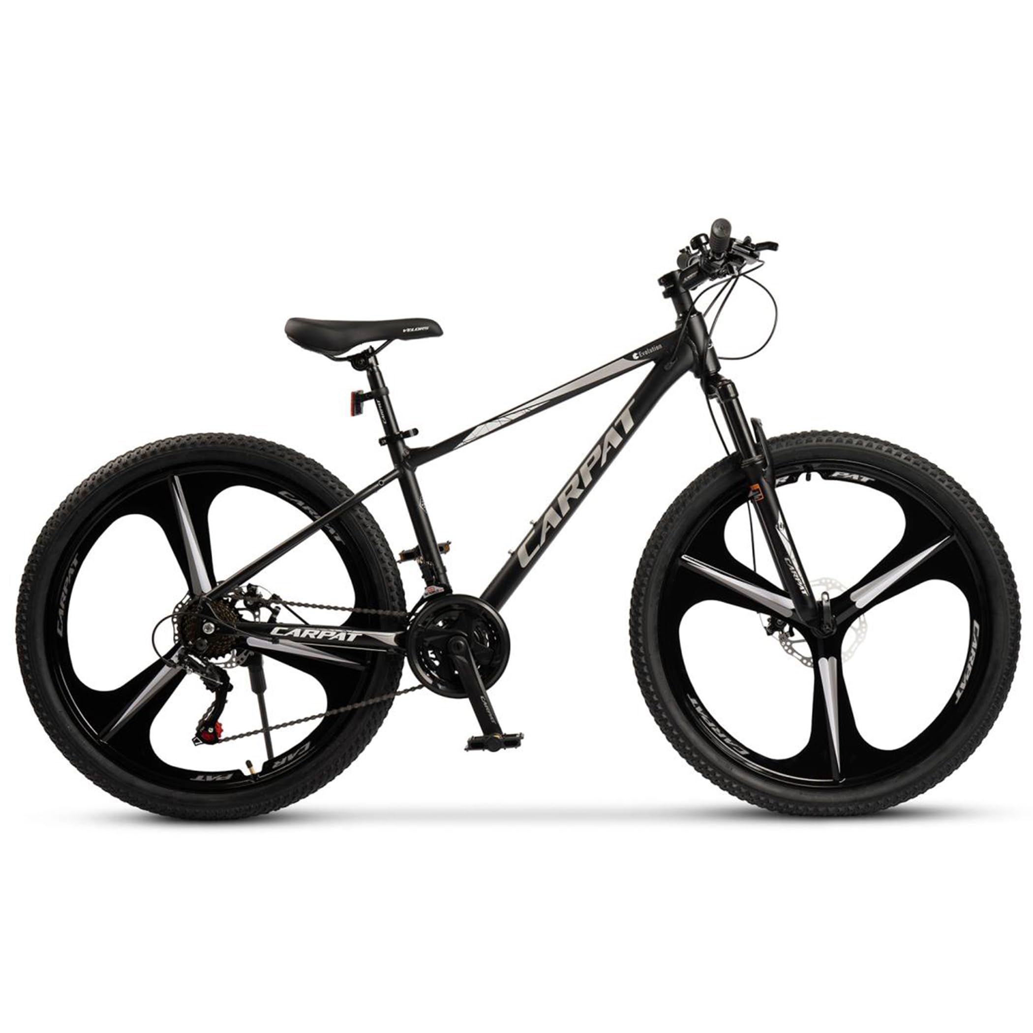 CARPAT SPORT Mountainbike MTB für Damen Herren, Mädchen und Jungen Tourney TZ Schaltwerk, Kettenschaltung, Hochwertiger Aluminiumrahmen, Jugendfahrrad MTB Hardtail Fahrrad Sport & Freizeit