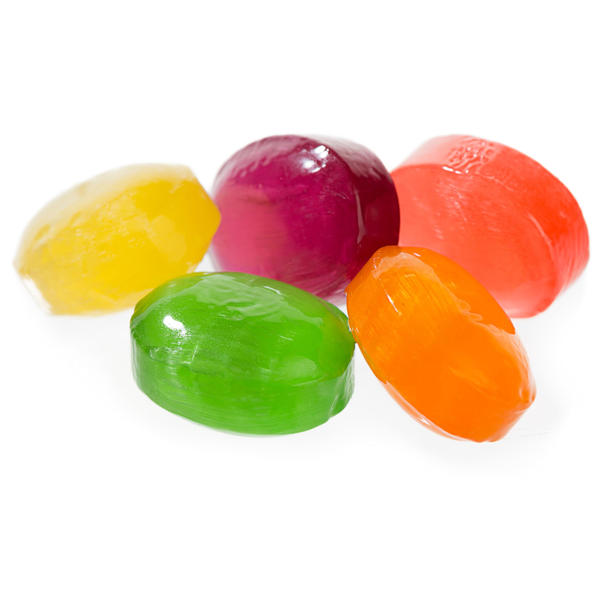 Hard Candy Bulk Assorted - 5 Pounds Fruit Flavored Candies Individually Wrapped - Nostalgic Old School Candy - 400 Pieces