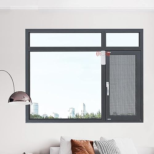 Miniatura 6 de Paquete de 2 alarmas para puerta y ventana del hogar, sensor de alarma inalámbrico de seguridad para ventana, alarma inalámbrica para puerta de