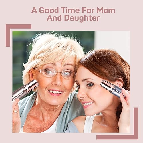 Miniatura 4 de gurelax - Depilación facial para mujeres (1 dorado + 1 azul), dispositivo de depilación eléctrico, removedor de vello facial sin dolor para