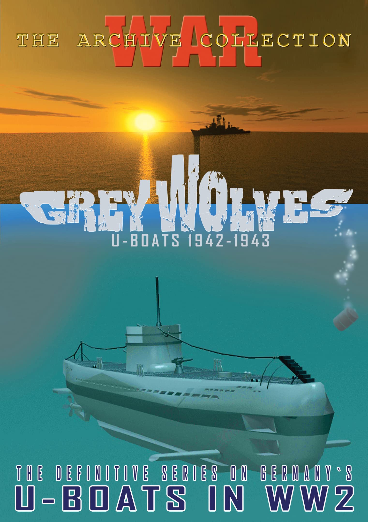 Grey Wolves U Boats 1942-1943 documental Segunda Guerra Mundial en DVD histórico original