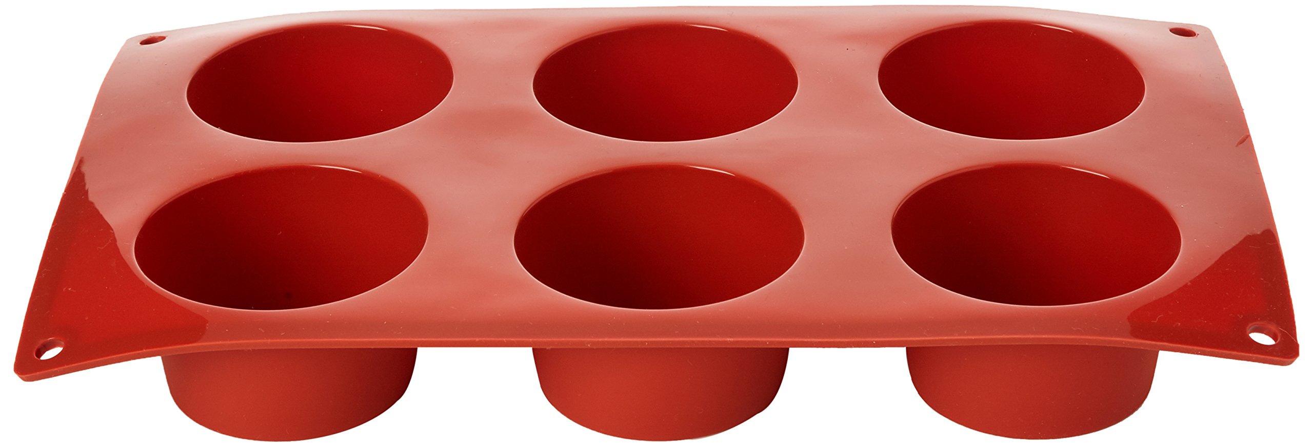 Pavoni N933 Formaflex Silicone Muffin Mould, 6 Cups