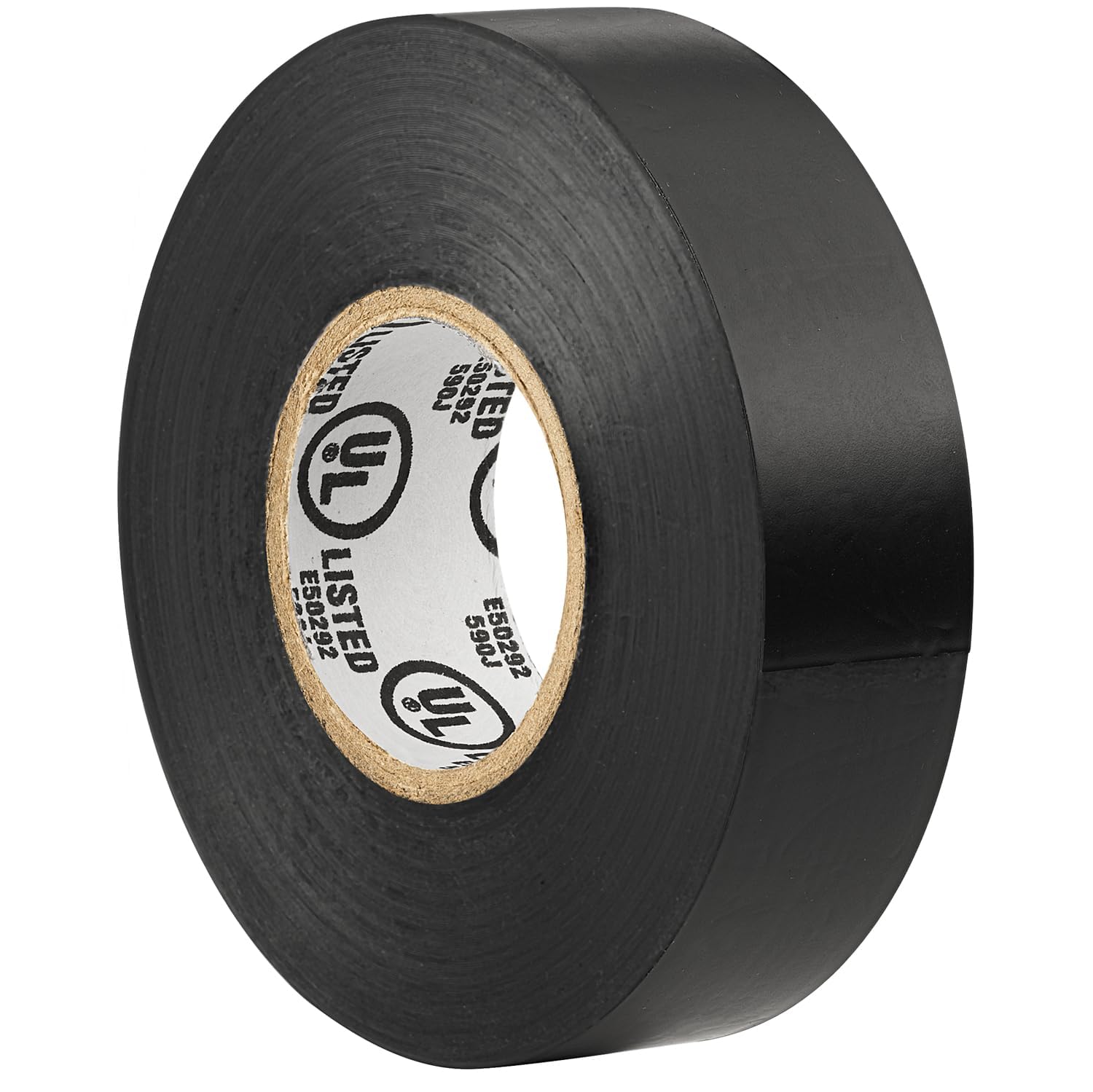 TAPEWELL Nastro elettrico nero, grado professionale 3/4 pollici x 66 piedi, nastro isolante elettrico in PVC per tutte le condizioni atmosferiche, approvato U/L, impermeabile, apparecchiature