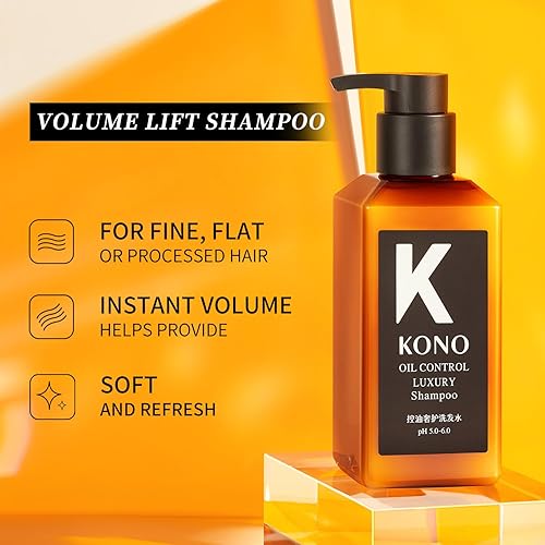 Miniatura 2 de KONO Volume Lift Shampoo SALON SERIES - Limpieza clarificante, fórmula voluminizadora, champú profesional de salón de 16.9 onzas líquidas