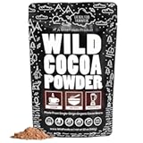 Wild Foods Organic Cocoa Powder &vert; Single Origin Unsweetened Keto Chocolate Powder for Cooking & Baking &vert; 100&percnt; Natural Cacao Beans &vert; Sugar Free Non Dutch Raw Superfood &vert; 12 oz