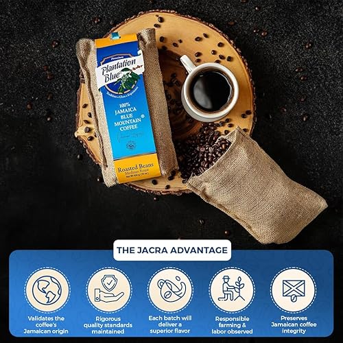 Vista 33 de PREMIUM PLANTATION BLUE TRADITION CLASS EXPERIENCE Café 100% Jamaica Blue Mountain tostado medio y molido (16 onzas)