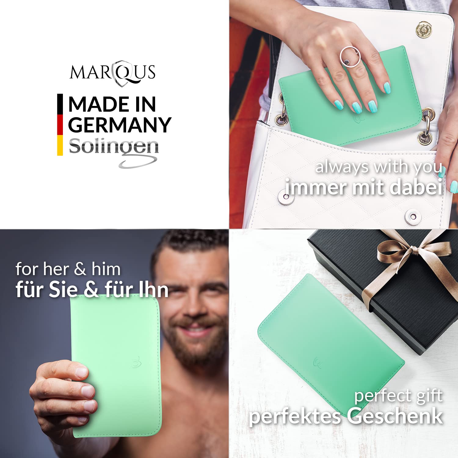 Solingen Kit Manicure Professionale – Set da 12 Pezzi per Uomo e Donna - Ideale per uso personale o professionale. Design compatto, perfetto per ogni esigenza