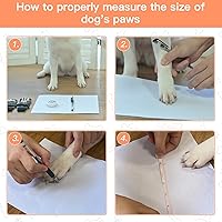 Vista 4 de EXPAWLORER Calcetines antideslizantes para perros de todos los tamaños y edades, evitan que se laman las patas, para pavimento calientefrío, control