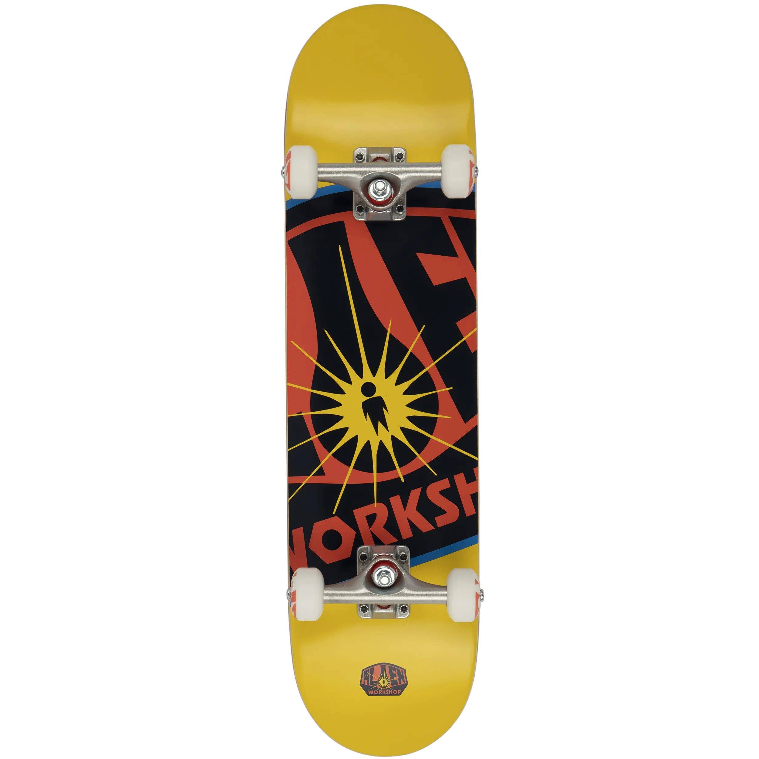 Alien Workshop Og Logo Complete Kids Skateboard 7.75 inch Yellow