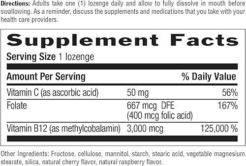 Miniatura 5 de Country Life Pastillas Metil B-12 de 3000 mcg, veganas, metilcobalamina para energía y, de fácil absorción, vitamina B12, apoya los niveles de