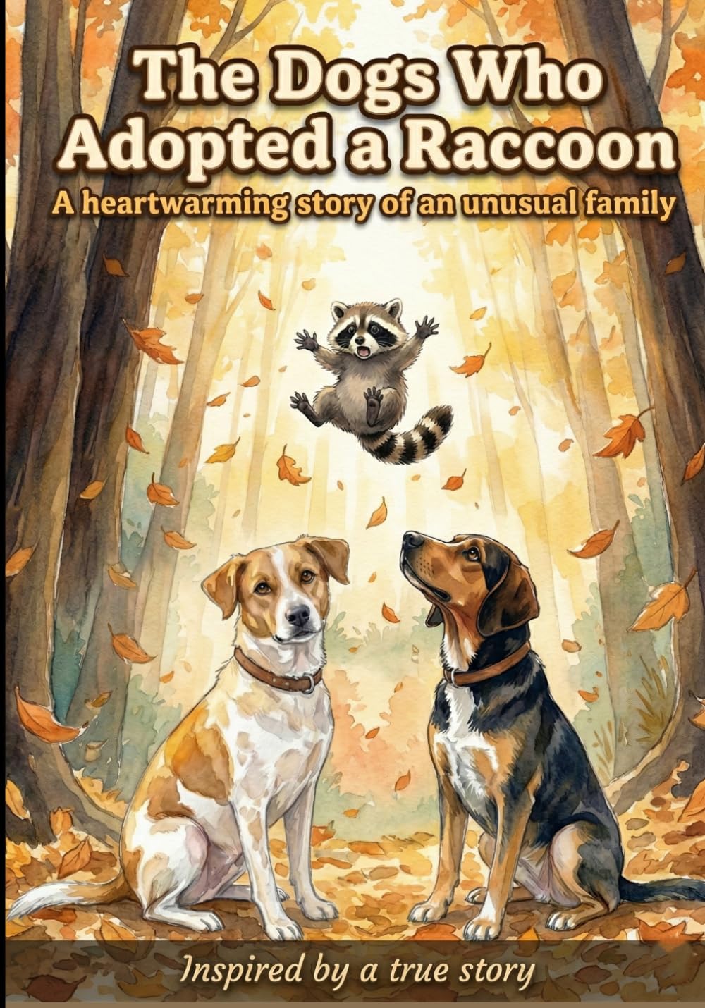 The Dogs Who Adopted a Raccoon: A True Story About Friendship, Family and Rescue Animals for Kids Ages 4–8 (True Animal Friendship Stories)