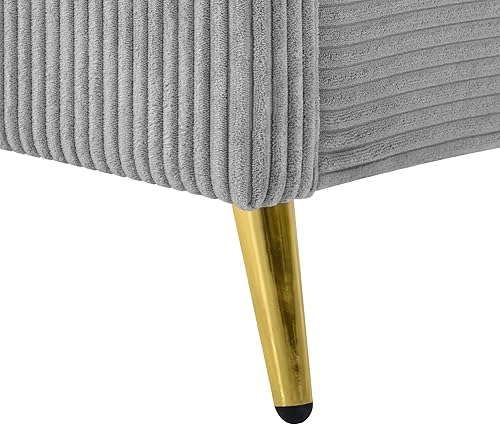 Miniatura 6 de Polibi Cama de plataforma tapizada tamaño Queen con patas de metal y elegante cabecero, marco de cama de madera maciza, no requiere caja de