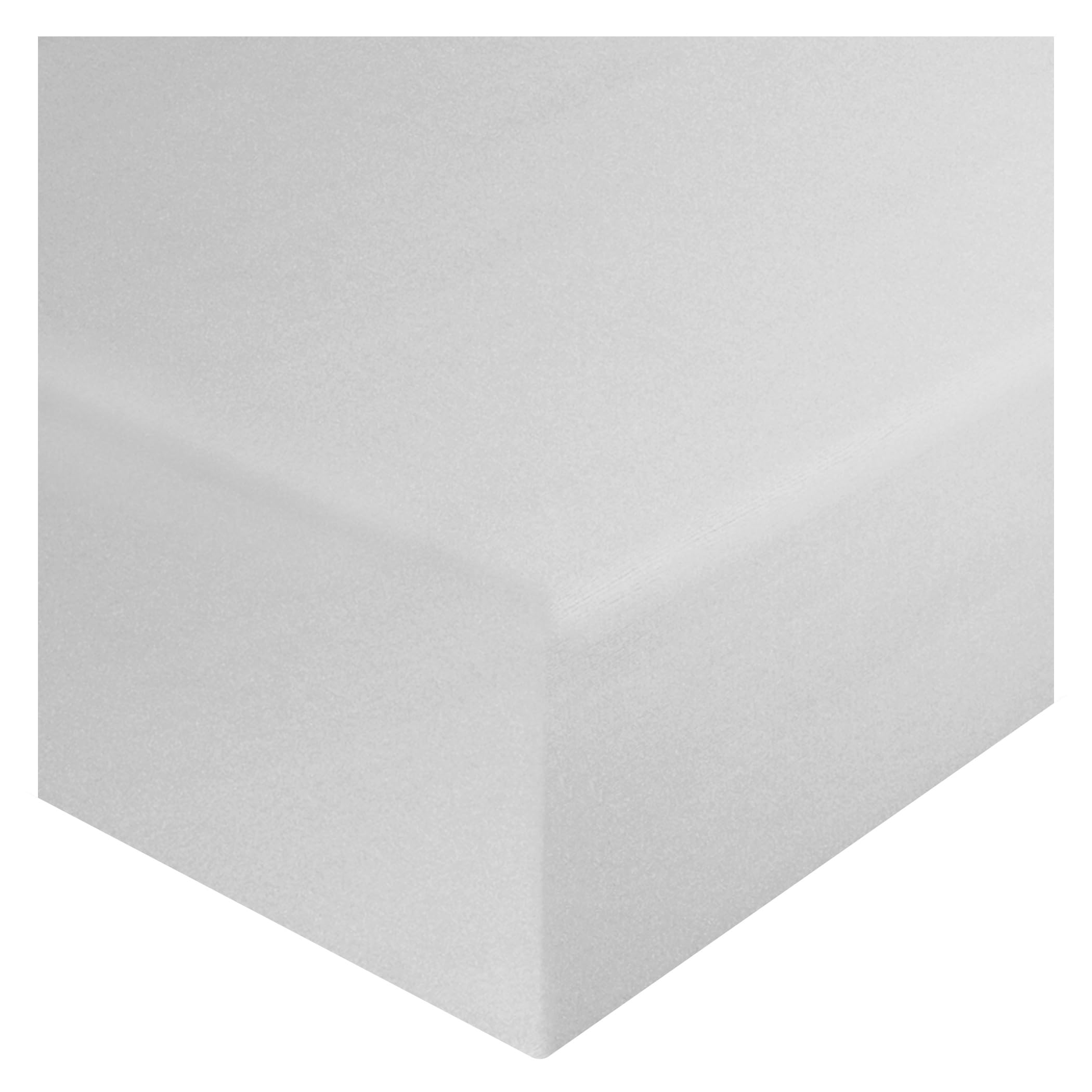 HOME ACE Silver Blue Small Double Fitted Sheet Small Double 4FT 122CM x 190CM, 10"/25CM Deep Small Double Bed Sheets Fitted, Easy Care 4FT Fitted Sheets Small Double Sheet Poly Cotton 3/4 Fitted Sheet — image 1