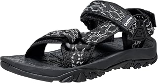 Sandalen Herren Wandersandalen rutschfeste, bequeme Trekking Sandalen Herren, Sportsandalen mit offener Spitze, ideal für Strand und Outdoor-Aktivitäten