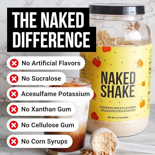 Vista 16 de Naked Shake - Polvo de proteína de arándano de mantequilla de maní, proteína a base de plantas de granjas estadounidenses y canadienses con aceite