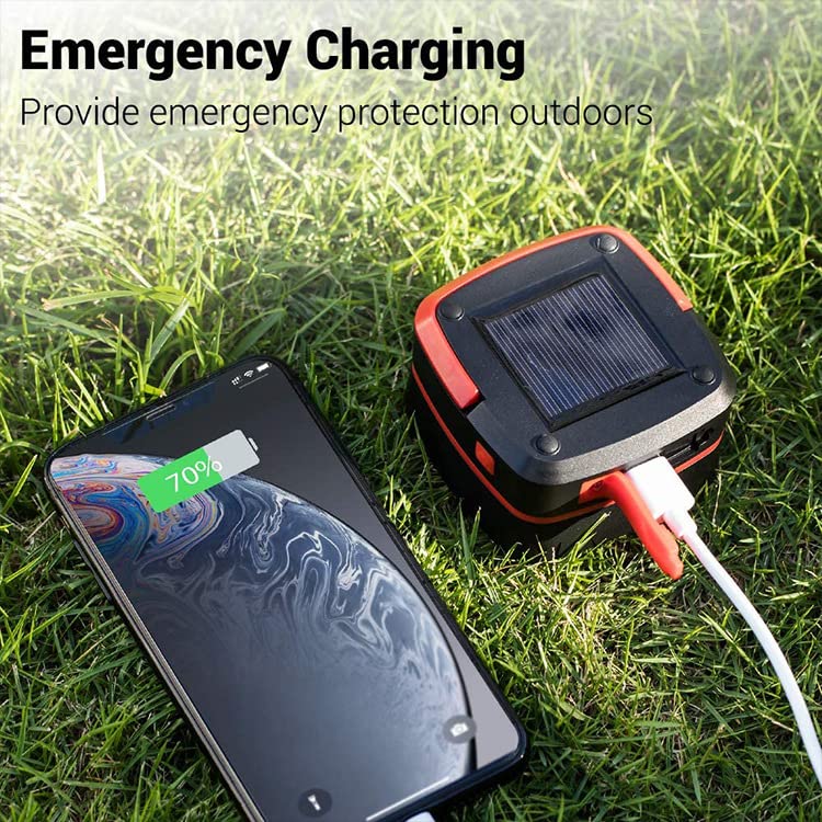 Lanterne de camping solaire USB rechargeable - Soplair - Réf