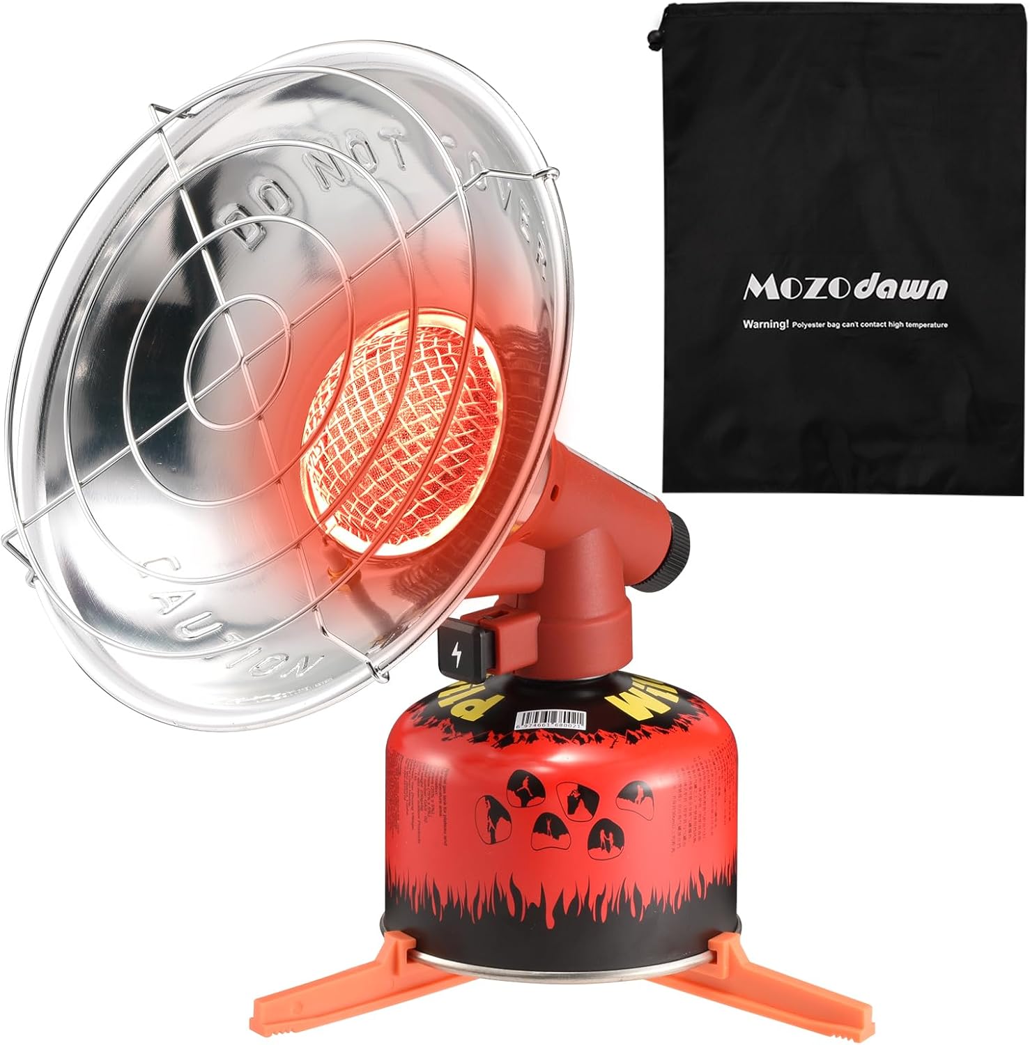 MOZODAWN Propane Heater, 5500 BTU Propane Heater with Piezo