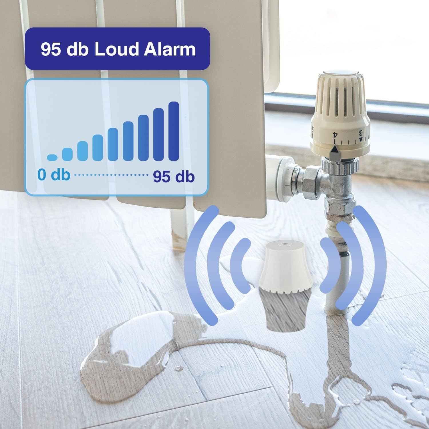 Flood Buzz Water Leak Detector - Set of 6
