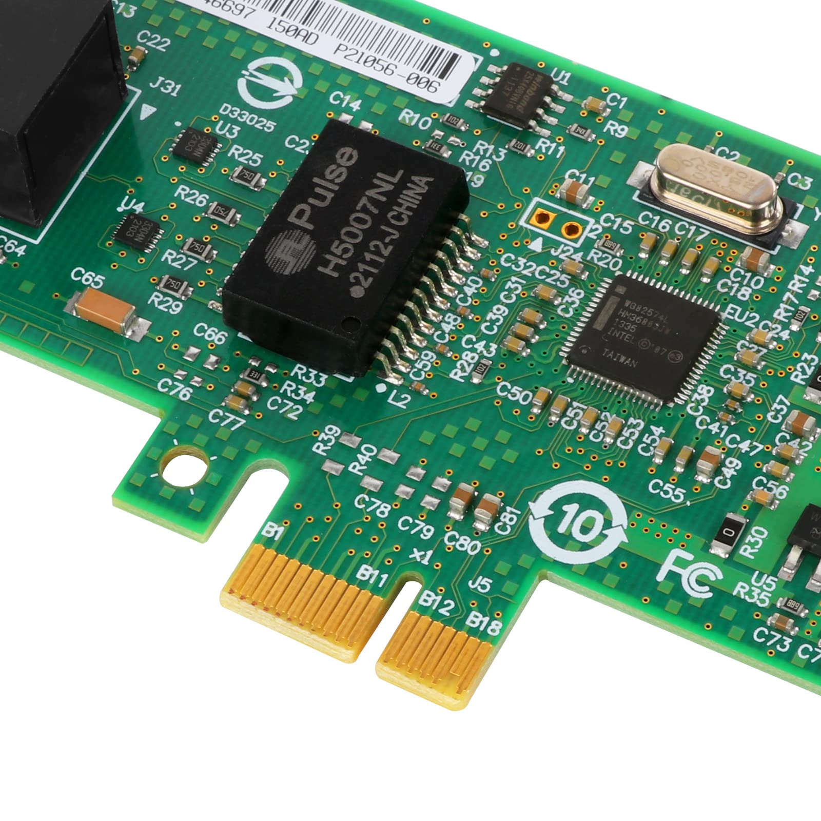 Gigabit PRO/1000 CT Adattatore Desktop PCI-Express per Intel EXPI9301CT - Chip 82574L, Scheda LAN Ethernet 10/100/1000Mbps Porta RJ45 Singola (NIC) per Windows Server, Linux, VMware ESX