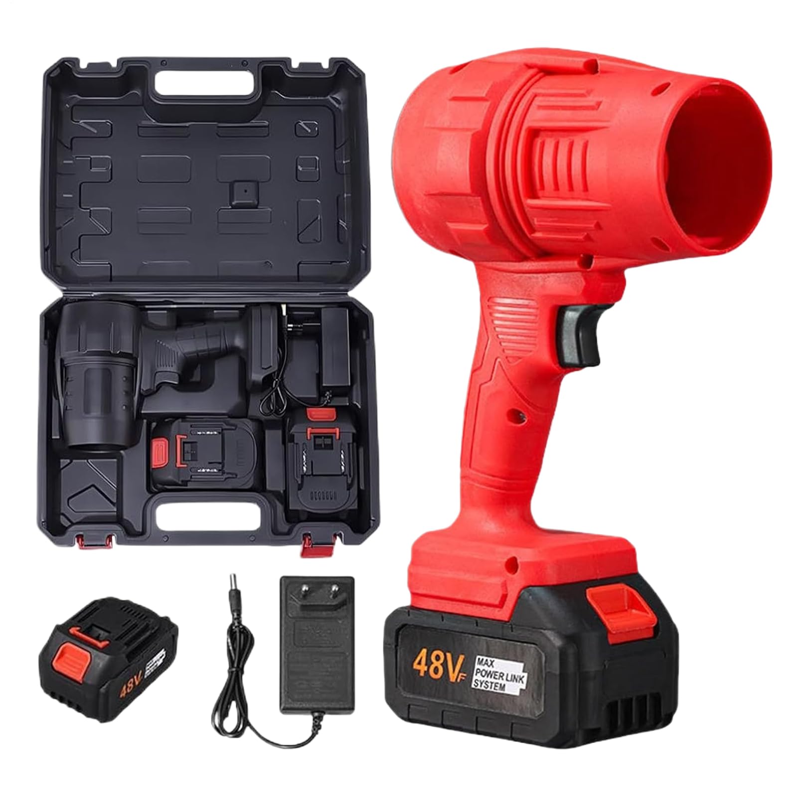 Soffiatore a Batteria Utensile a batteria per soffiare polvere | Soffiatore elettrico per la pulizia di giardino, patio, , marciapiede, cura del prato e neve