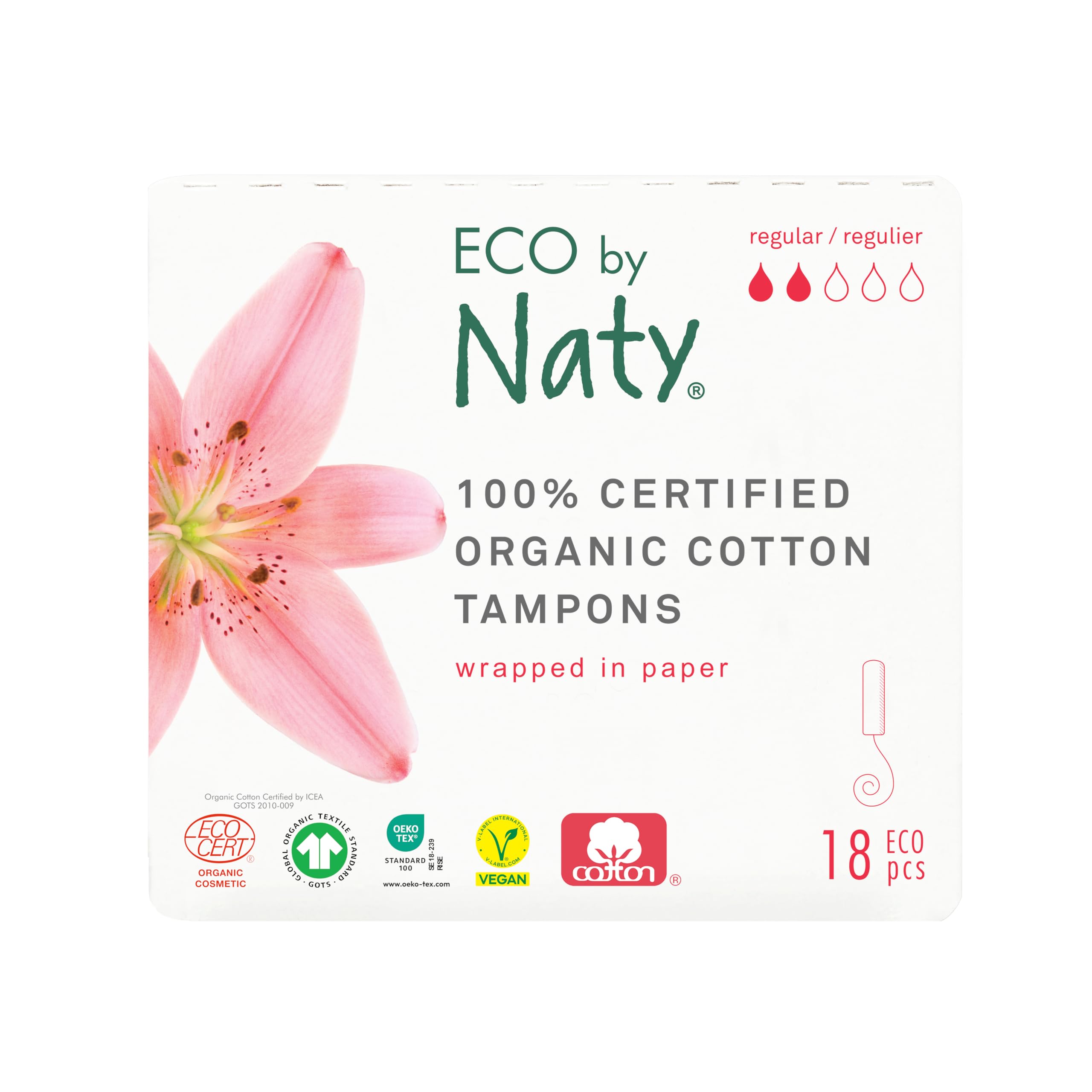 ECO by Naty Tampons - Regular