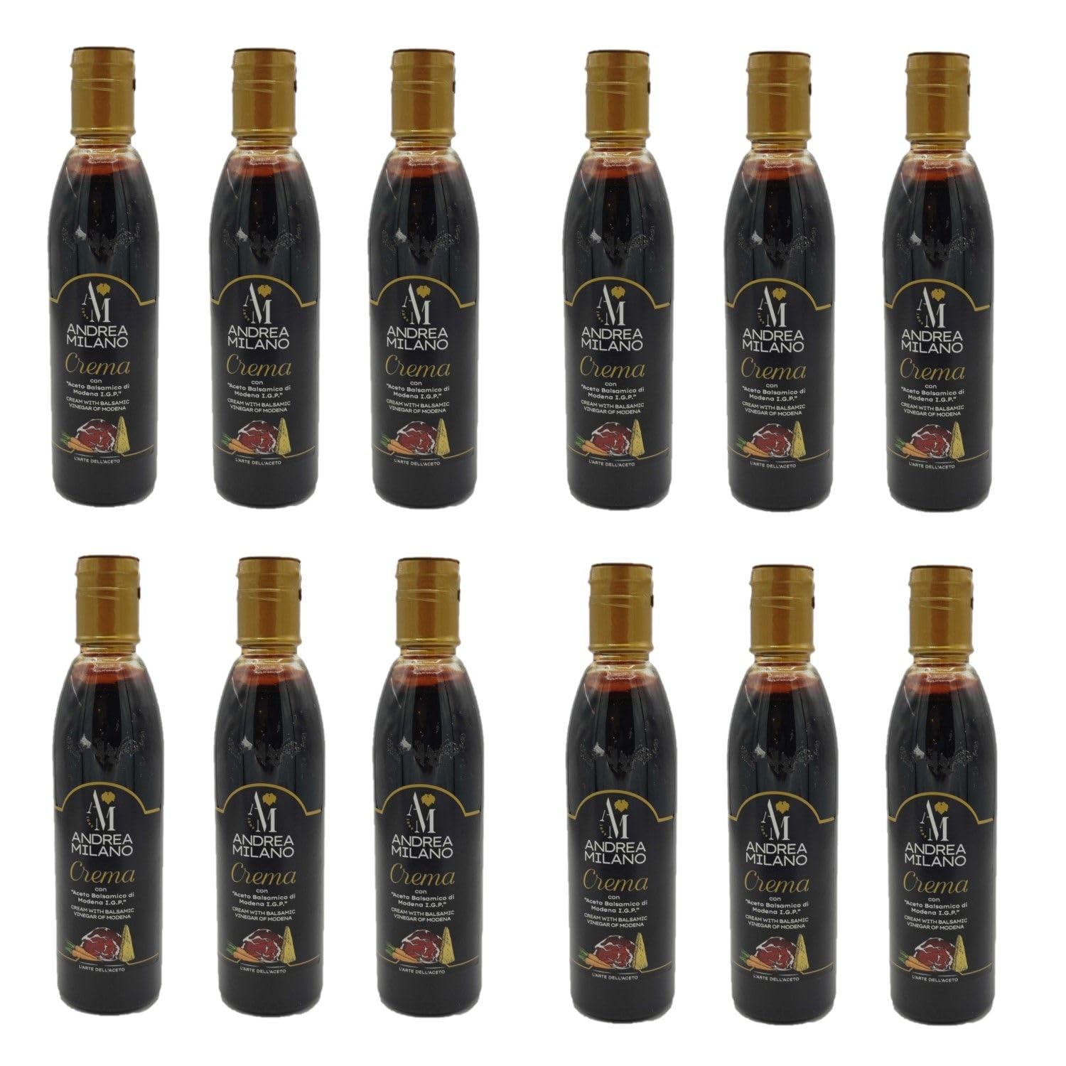 Lot 12x Crème de vinaigre balsamique - Bouteille 250ml
