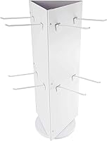 Vista 1 de FixtureDisplays® Rotación Coutertop Calcetines Exhibición Peg Display Counter Top Spinner 15824