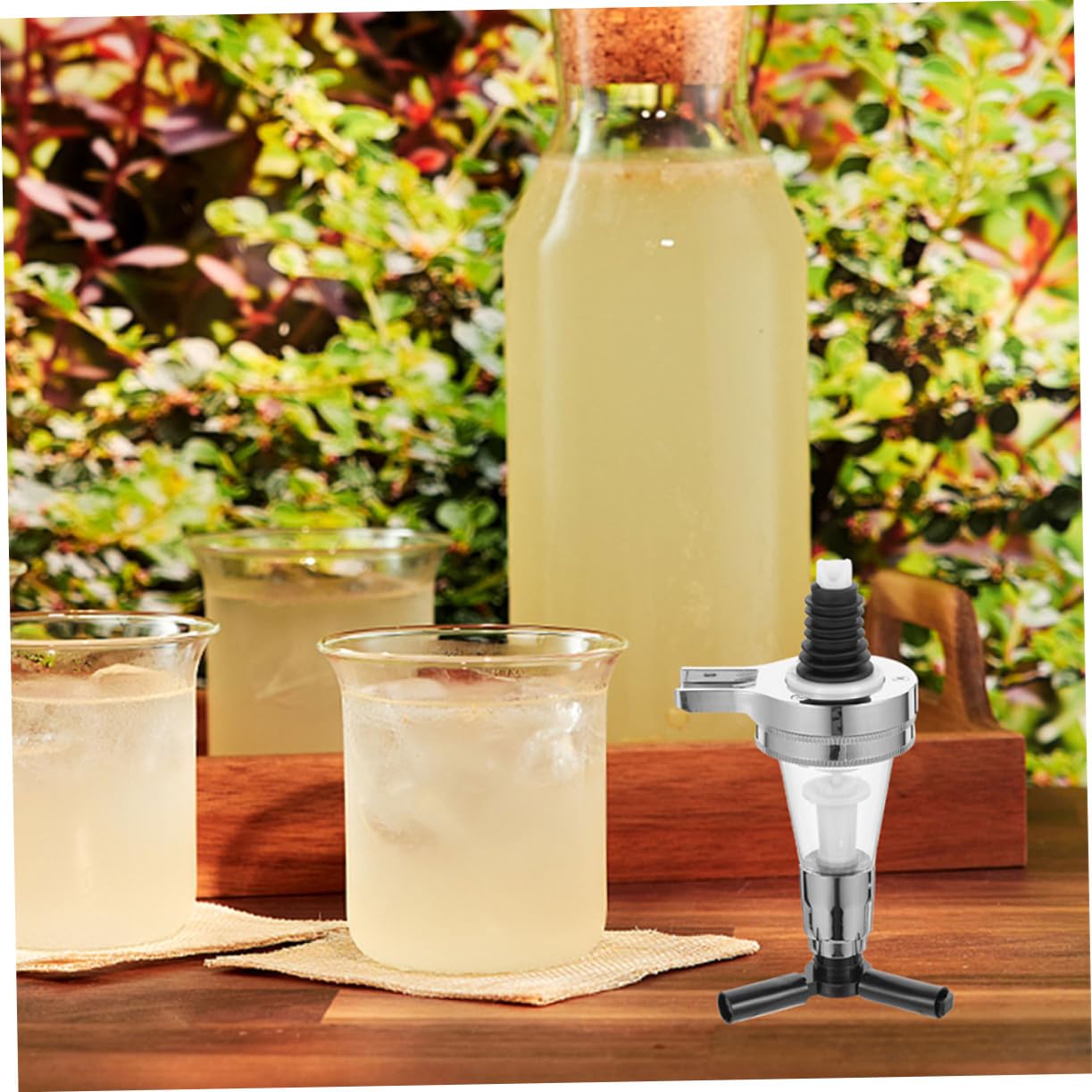 3 Piezas Dispensador de Licor Pared Bomba Dosificadora de Agua para Botellas de Plástico y Silicona Ahorro de Espacio Fácil Limpieza para Fiestas